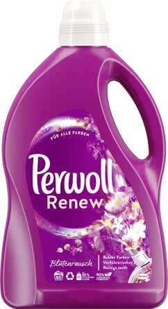 Рідкий засіб для прання Perwoll Renew Blütenrausch для кольорового та білого одягу, квітковий аромат, 50 прань