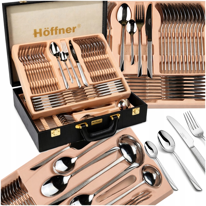 Набір столових приборів Hoffner Premium Laser 72 предмети