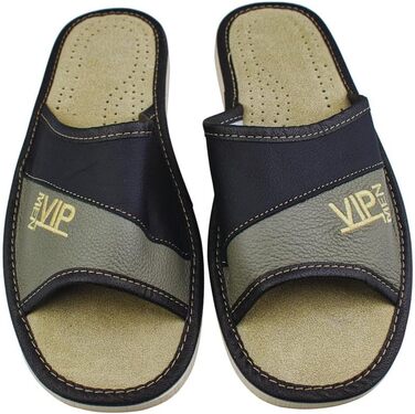 Чоловічі тапочки APREGGIO з натуральної шкіри – зручні та комфортні, сірого кольору, розмір 40-46 (EU 43)