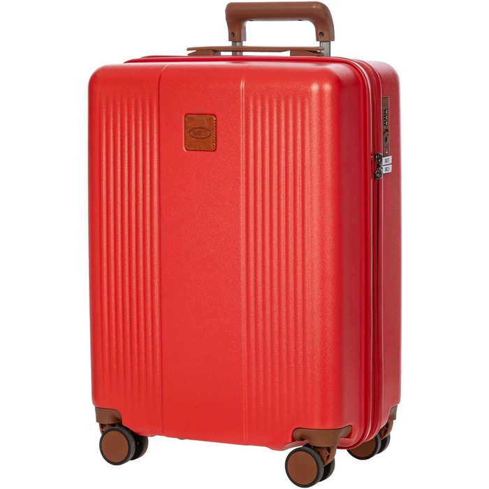Чемодан на колесах Bric's Ferrara 67 см, чорний (червоний)