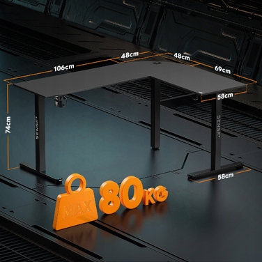 Ігровий стіл Sense7 154 x 74 x 117 см