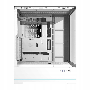 Корпус для ПК DarkFlash DY451L Midi Tower ATX, ігровий, білий (з нижнім розміщенням БЖ)