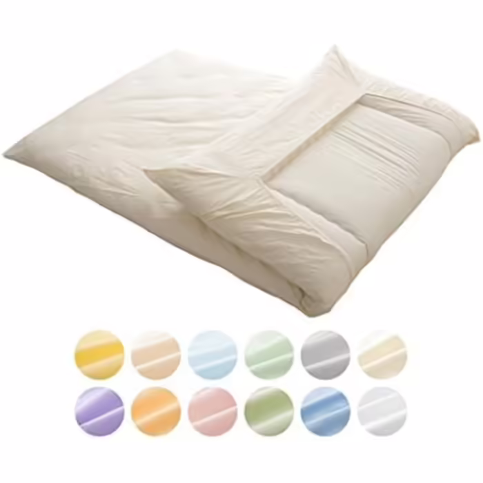 EMOOR Fitted Sheet for Futon Mattress, 100% Cotton, 105 x 215 cm, Ivory, Made in Japan 105 x 215 cm Ivory