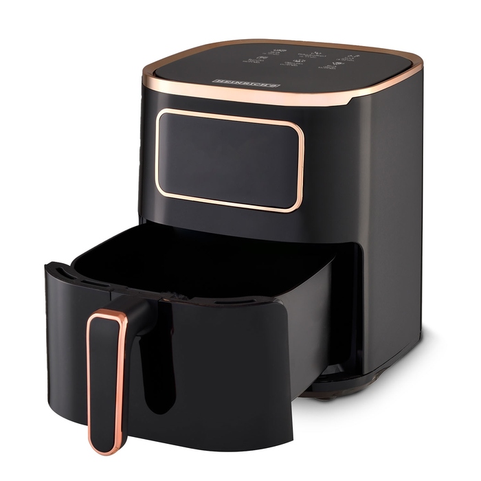 Аерофритюрниця Heinrich's HFR 8216, чорна, 1450 Вт, 5 л