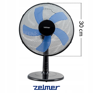 Настільний вентилятор Zelmer ZTF0300, чорний