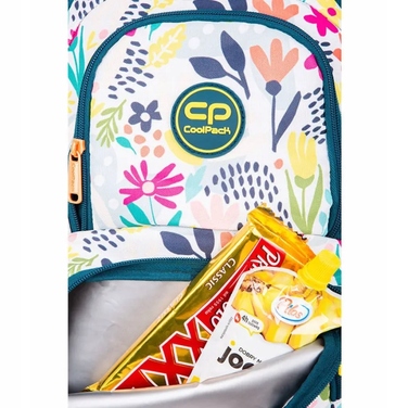 Багатофункціональний шкільний рюкзак CoolPack, білий/багатоколірний, 24 л