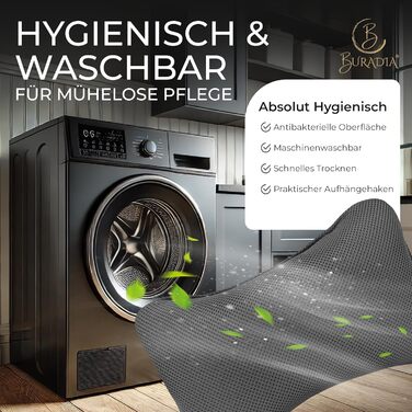 Подушка для ванни з сіткою для прання - Максимальний комфорт та релаксація з Air Mesh технологією. Подушка для ванни з 4 міцними присосками. Підтримка шиї/голови (Сірий)