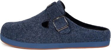 Фетрові тапочки Sisttke для дому, чоловічі/жіночі, зимові, закриті, з супінатором, темно-синій, 36 EU