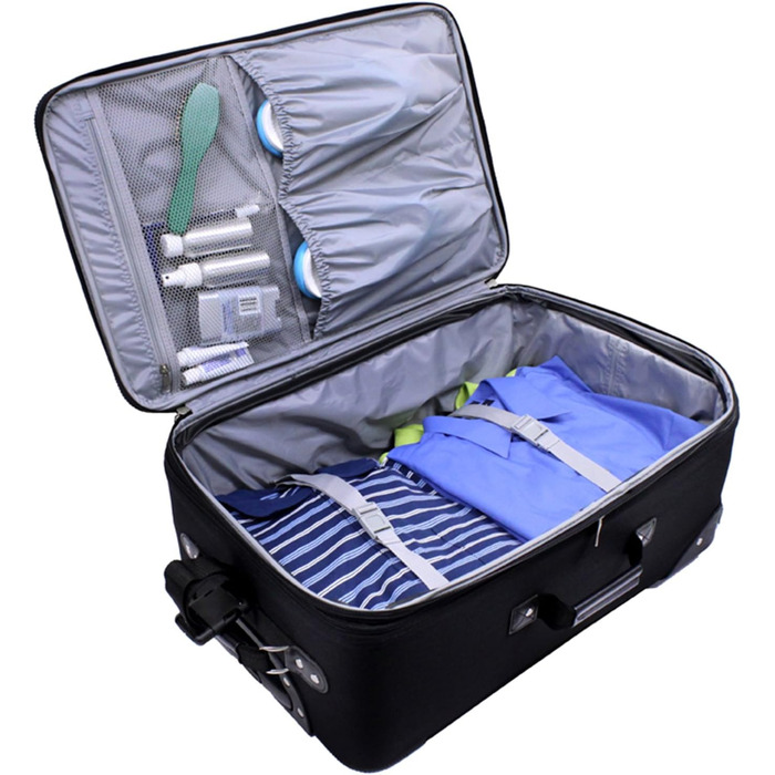 Набір валіз U.S. Traveler New Yorker (4 шт) – червоний, легкий, м'який, розширюваний