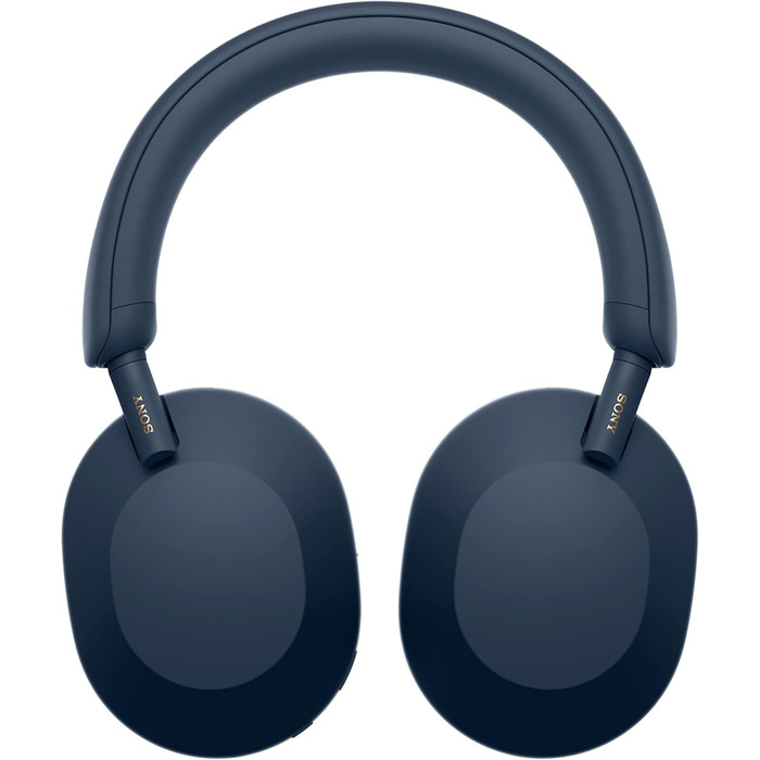 Навушники Sony WH-1000XM5 Bluetooth чорного кольору з шумозаглушенням та кейсом. Hi-Res Audio, до 30 год роботи, для iOS/Android