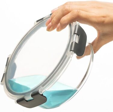 Набір контейнерів для їжі Igluu Meal Prep з боросилікатного скла (10 шт.) – мікрохвильовка, духовка, морозильник, посудомийна машина, не протікають, 370 та 1050 мл