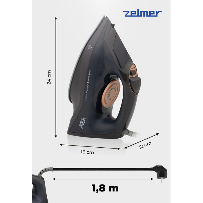 Парова праска Zelmer ZIR1505 2400 Вт