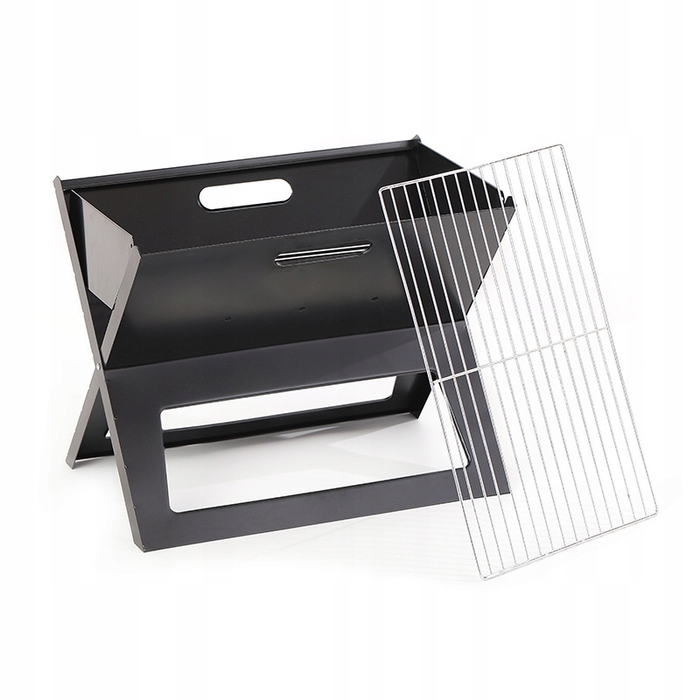 Складаний переносний гриль-мангал для кемпінгу та туризму, сталевий, 45 см