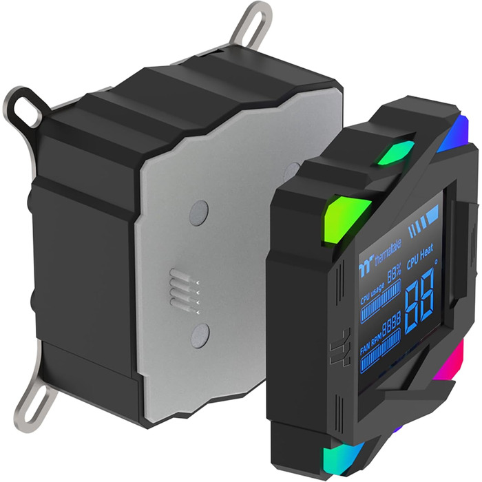 Система водяного охолодження Thermaltake LA240-S ARGB Black 240 мм з підсвічуванням ARGB та дисплеєм