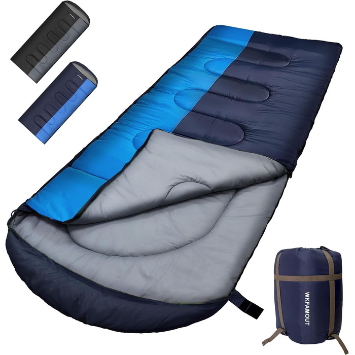 Сплячий мішок Outdoor для дорослих, зимовий, машинного прання, водонепроникний, 3-4 сезони, з компресійним мішком, для кемпінгу, походів, подорожей, 0°C, комфортний, рожевий