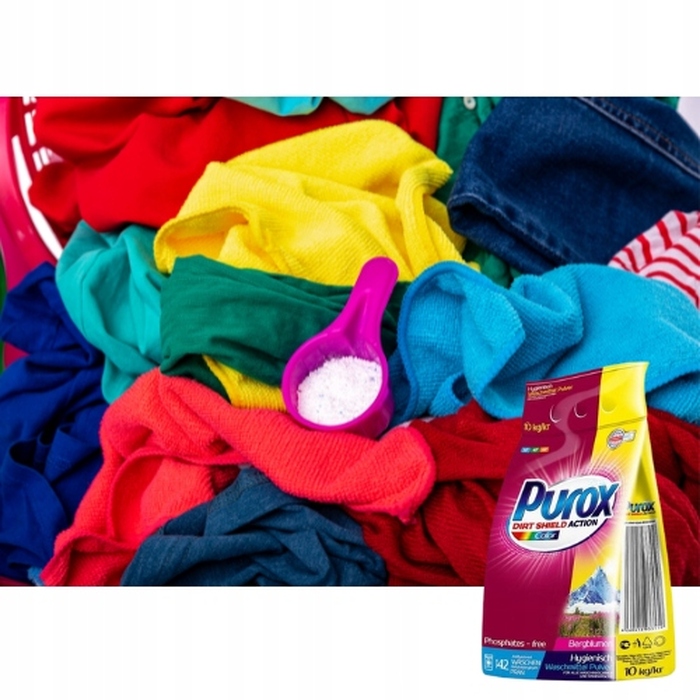 Пральний порошок Purox Color, 10 кг (мішок), на 142 прання