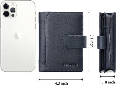 SENDEFN Wallet for Men RFID Protection Men's Wallet Leather Multifunctional Wallets, ID & Card Holders for Men