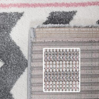 Дитячий килим круглий Elefant Design, короткий ворс, для дівчаток та хлопчиків, антиалергенний, м'який, синьо-сірий, 120 см. Килим в дитячу кімнату