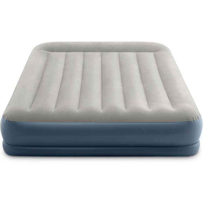 Надувний матрац Intex Queen Kissen Rest Fiber-Tech RP 152x203x30 см (64118ND) - комфортний матрац для сну