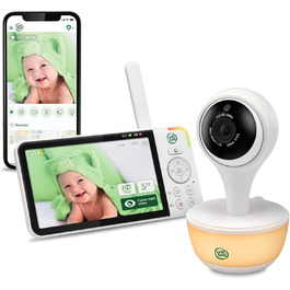 Відеоняня LeapFrog LF2513 без Wi-Fi, IPS LCD екран 2.8 дюйма, поворот та нахил, нічне бачення, 300 метрів, датчик температури, до 12 годин роботи, LF2513 2.8' Video (LF815HD 5' Video)