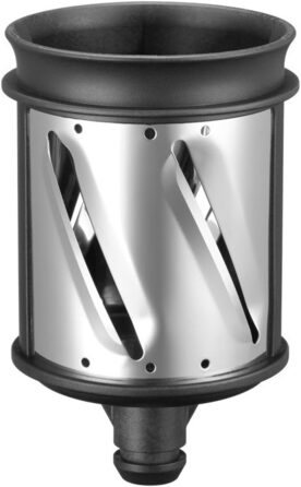 KitchenAid KSMVSA + KSMEMVSC Vegetable Chopper Set, Stainless Steel, Silver, White, 7-Piece