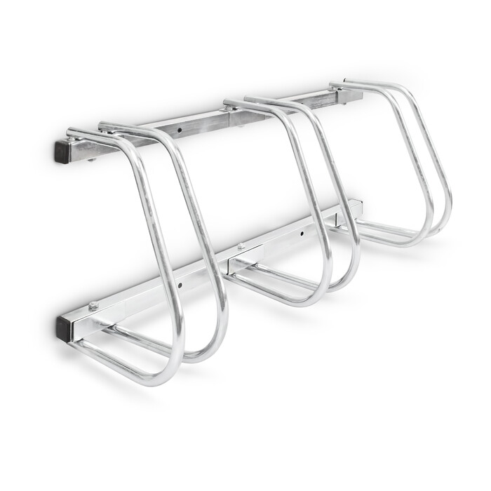Relaxdays Bicycle Stand for 3 Bicycles, Steel
