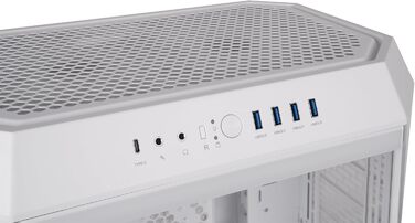 Корпус ПК Thermaltake The Tower 600 ATX Mid-Tower White з USB-C, підтримкою радіатора 420/360mm та 3 скляними панелями