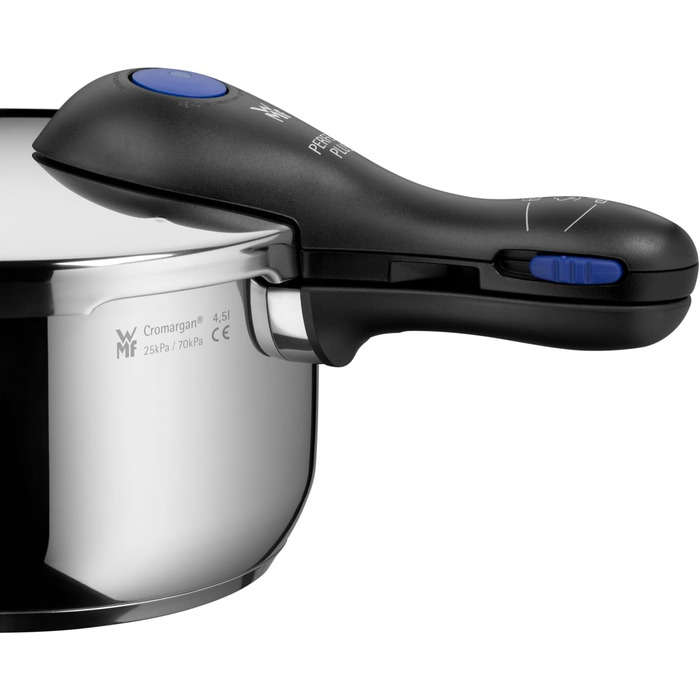 Мультиварка WMF Perfect Plus One Pot 6,5л з вставкою, для індукції, з захистом від полум'я, великим сигналом, 2 рівнями приготування, знімний ручка кришки