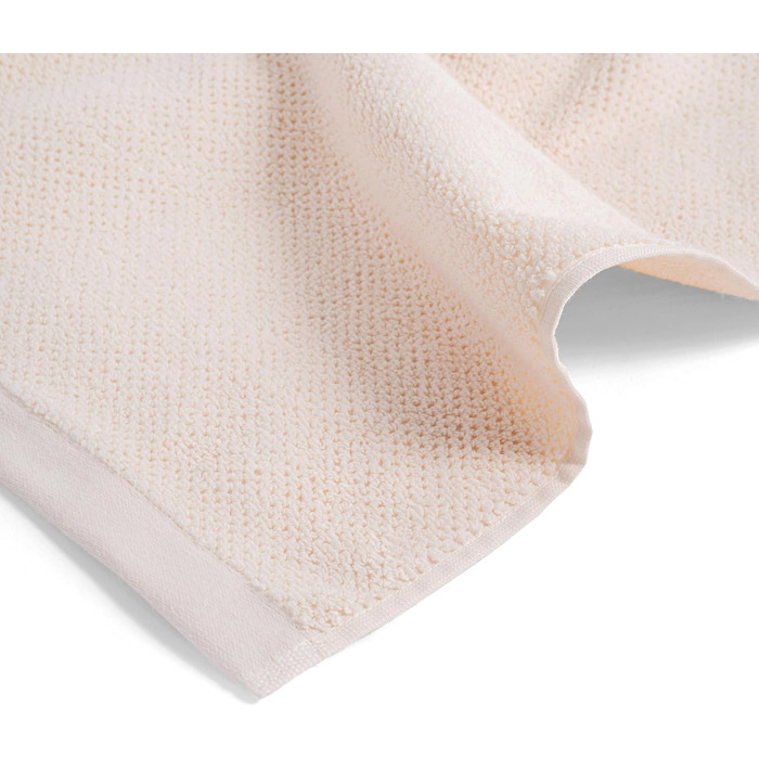 Набір махрових рушників для душу herzbach home Spa Kollektion, 100% бавовна, 50x100 см, 2 шт, колір крем
