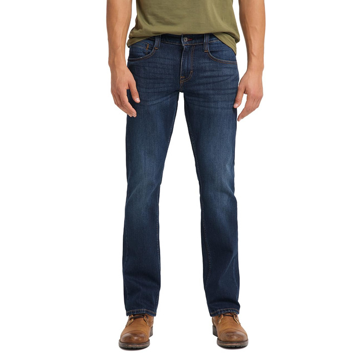Джинси чоловічі MUSTANG Oregon Bootcut, стрейч, темно-сині (30-44, 34L), Denim