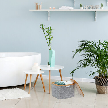 Кошик для зберігання Relaxdays тканина сіра