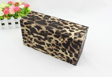 Tissue Box, Leopard Print Tissue Box, European Silk Paper Box, Tissue Storage Box, Desk Box