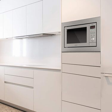 Вбудована мікрохвильова піч Cecotec GrandHeat 2590 BlackRose з грилем, 25 л, сталь