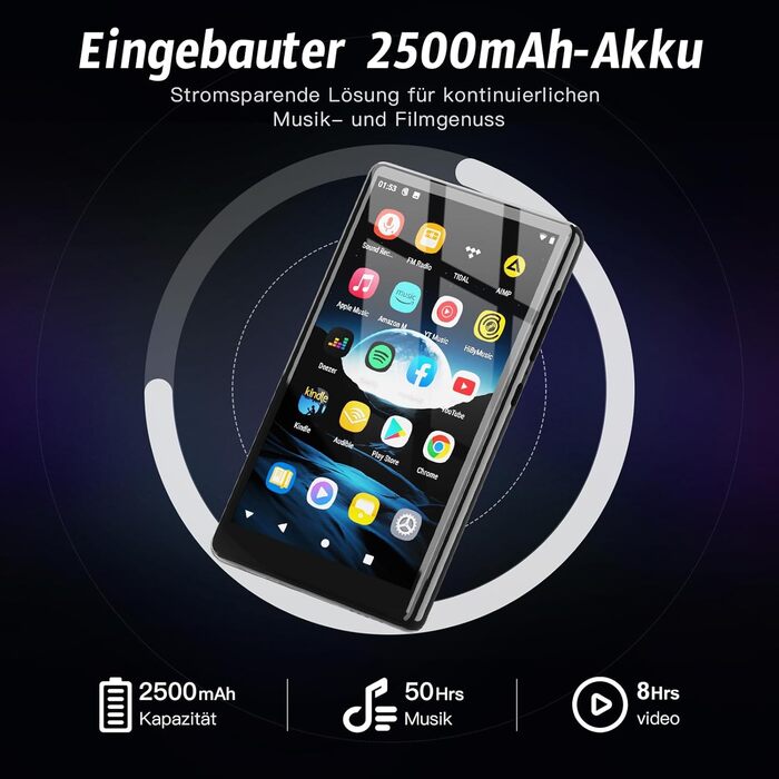 MP3 плеєр 160GB з Bluetooth та WiFi, 5