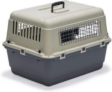 Karlie Nomad Pet Carrier - Front Loading, 68x51x47 cm - Lightweight Travel Cage for Cats & Dogs