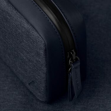 Native Union Stow Organizer - Lightweight travel bag made from durable canvas, stores cables, chargers and more (Indigo)