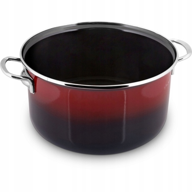 Емальована каструля Lamart LT1184 з кришкою, 24 см, 5,5 л