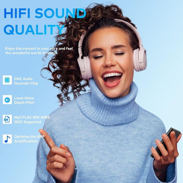 MP3-плеєр ZOOAOXO 64GB з Bluetooth 5.2, радіо, диктофоном та HiFi звуком