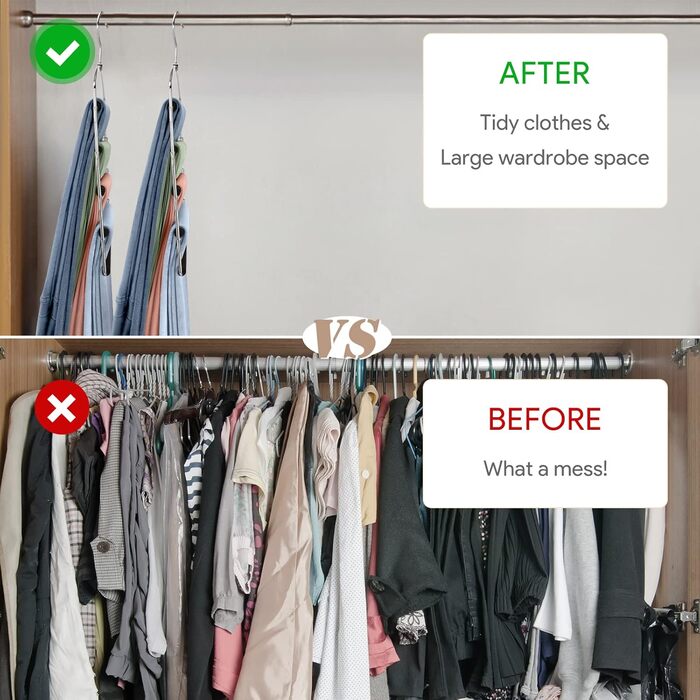 Housolution Плечики для штанів металеві, 35 см, 4 шт., чорні, з антиковзким покриттям для одягу, шарфів, краваток