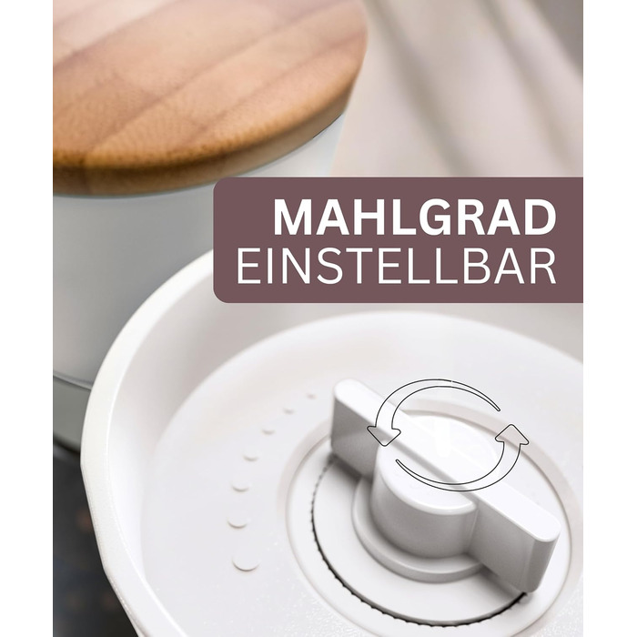 Мельниця для солі та перцю Hannah's Homebrand з керамічним механізмом - міцна для великої солі, без вмісту (Сніжинка, 2 шт.)