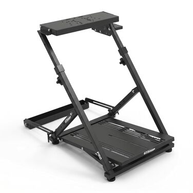 Ігровий стійка для керма GT Omega PRO Wheel Stand з посиленою педальною платформою, тримачем КПП та фіксатором крісла, складана