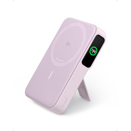 Anker MagGo Power Bank: 10000mAh, Qi2, 15W, MagSafe, USB-C, Рожевий