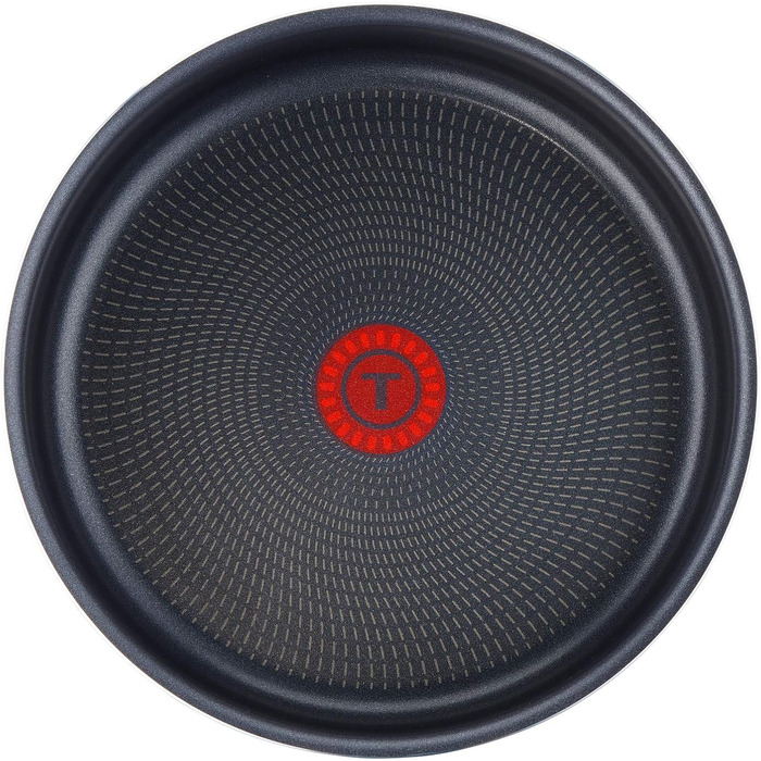 Набір посуду Tefal Ingenio Essential (20 предметів): каструлі, сковорідки, кришки та кухонне приладдя, червоний, для всіх типів плит (крім індукційних) та духовки