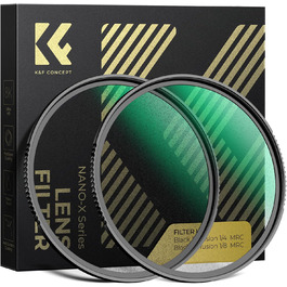 Фільтри K&F Concept Black Mist 82mm (1/4 & 1/8) для відео та портретної зйомки (Nano-Xcel)