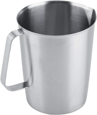 2000 ml Stainless Steel Measuring Cup, Measuring Pitcher with Handle for Latte Art Espresso Machines