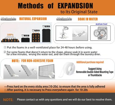 Акустичні пірамідні панелі для звукоізоляції стін, вогнестійкий шумопоглинаючий поролон для студії, 24 шт (5,1 x 30,5 x 30,5 см)