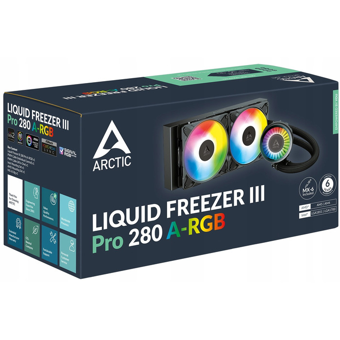 Рідинне охолодження Arctic Liquid Freezer III Pro ARGB 280 Black (ACFRE00183A)