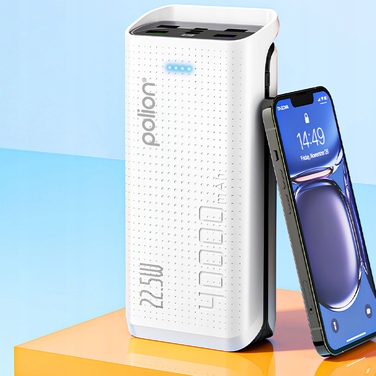 Повербанк Polion 40,000 mAh, білий
