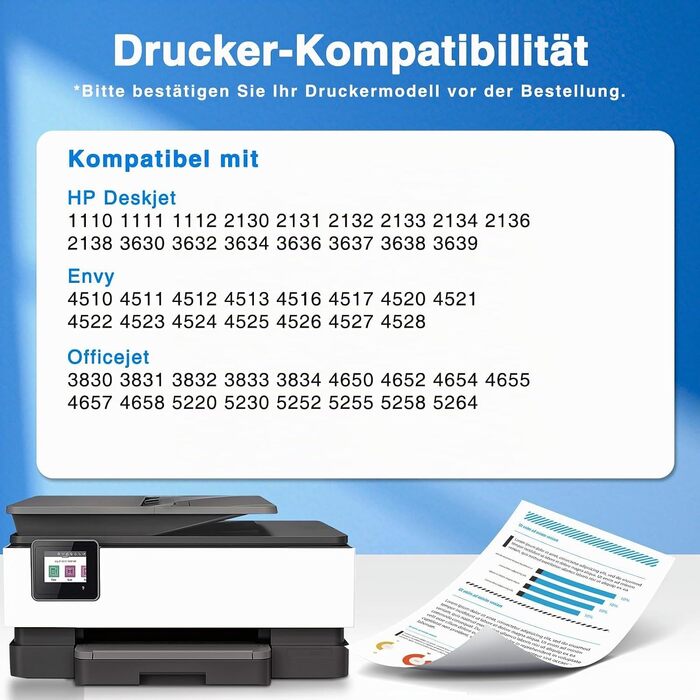 Картриджі Starink 302XL сумісні з HP 302 (чорний та кольоровий), Multipack для HP Envy 4520 4524 4525 4527, Officejet 3830 3831 3833 3834 4658, Deskjet 3630 3633 3636