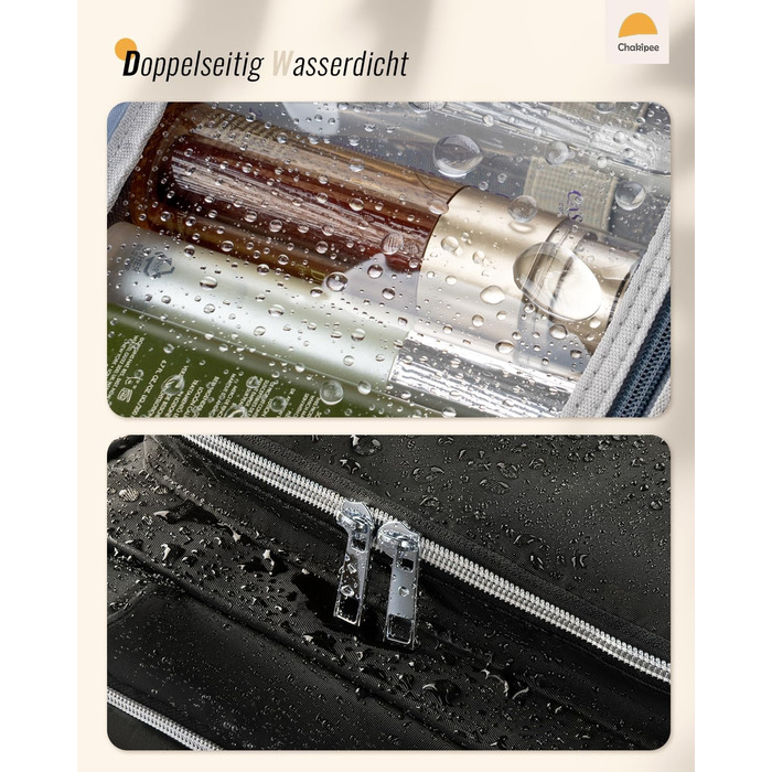 Косметичка для подорожей з петлею для підвішування для жінок – водонепроникна, з прозорим вікном, легка, рожева, середнього розміру (30x23x10 см)